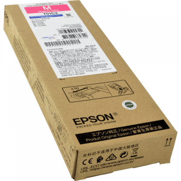 Epson T01C3 Tinte, ca. 45 ml, Magenta
