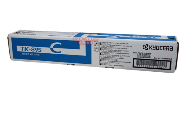 Kyocera TK-895C, Toner, ca. 6.000 Seiten, cyan