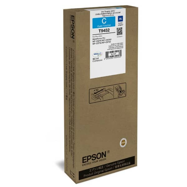 Epson T9452 Tinte, ca. 38 ml, Cyan
