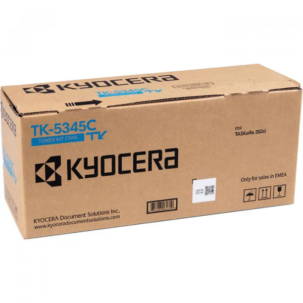 Kyocera TK-5345C, Toner, ca. 9.000 Seiten, cyan